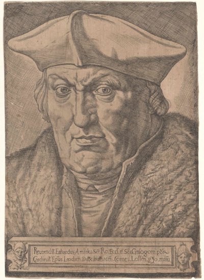 Erhard von der Marck (print) by Artist Unknown