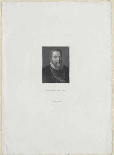 Federico Zuccaro (print) by Artist Unknown