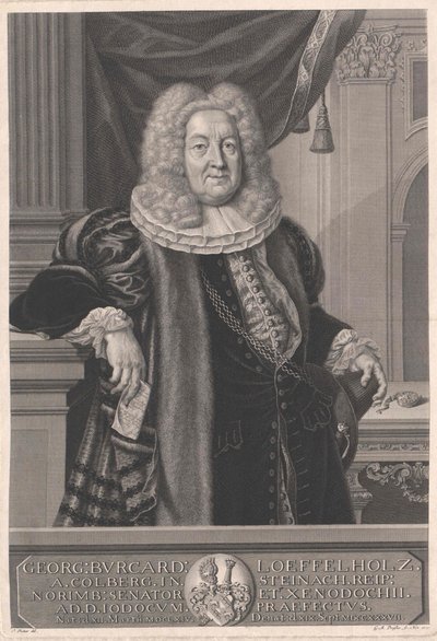 Georg Burkhard Loeffelholz von Colberg by Artist Unknown