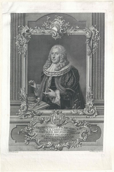 George Christoph Erlabeck by Artist Unknown