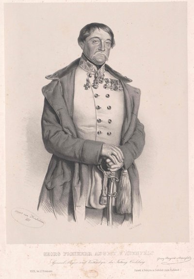 George Baron August von Auenfels by Artist Unknown