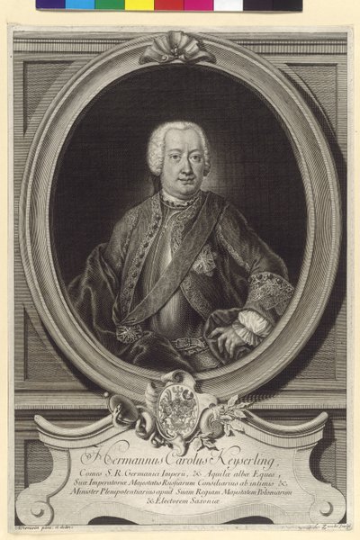 Hermann Karl count Keyserlingk by Artist Unknown