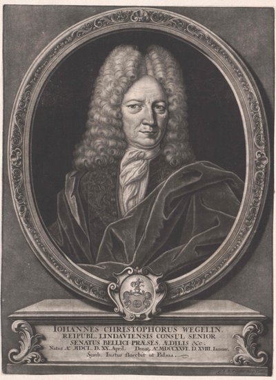 Johann Christoph Wegelin (print) by Artist Unknown