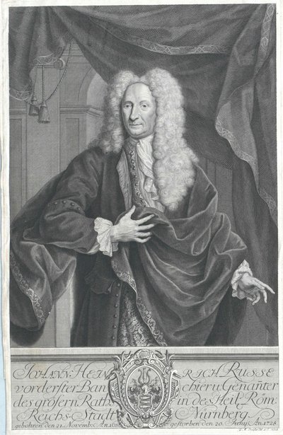 Johann Henry Russe by Artist Unknown