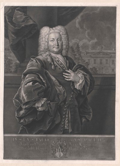 Justus Jacob Preu by Artist Unknown