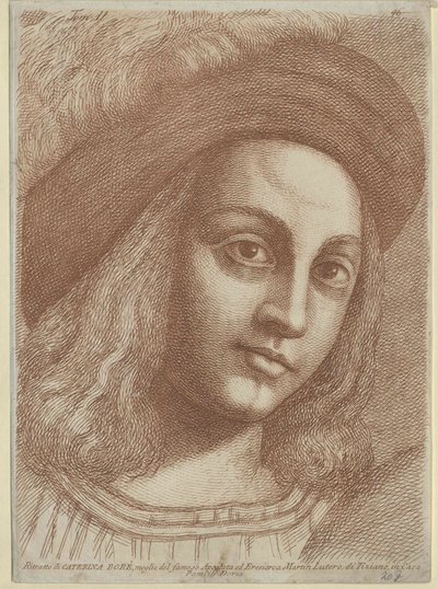 Katharina von Bora (print) by Artist Unknown