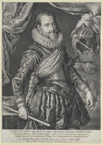 King Christian IV of Denmark by Artist Unknown