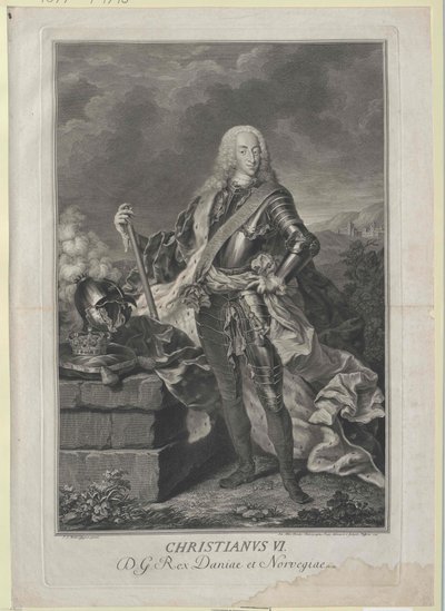 King Christian VI of Denmark by Artist Unknown