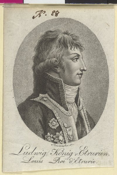 King of Etruria Ludwig by Artist Unknown