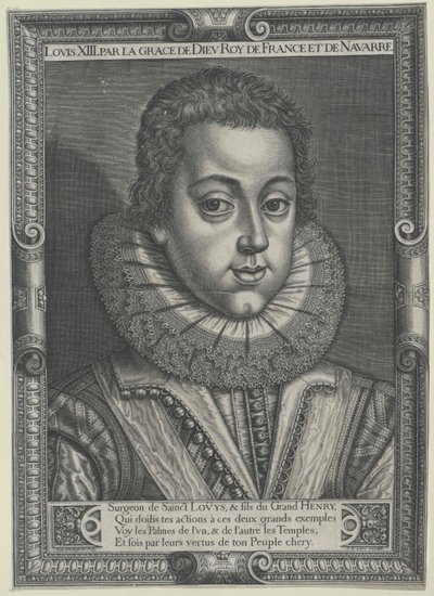 King of France Louis XIII by Artist Unknown