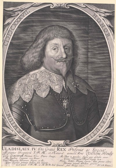 King Vladislav IV Sigismund of Poland by Artist Unknown