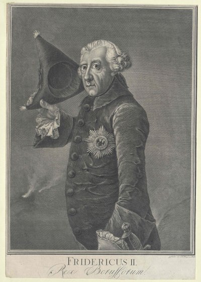 King Frederick II of Prussia by Artist Unknown
