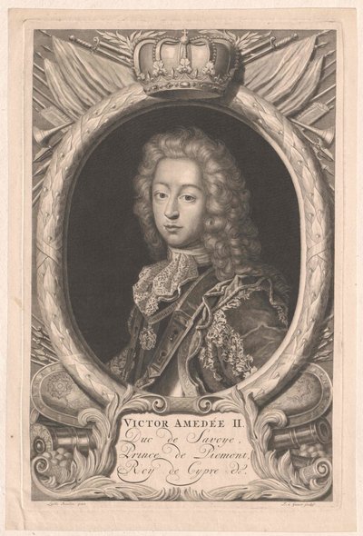 King of Sardinia Victor Amadeus I by Artist Unknown