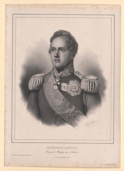 King Frederick Augustus II of Saxony by Artist Unknown