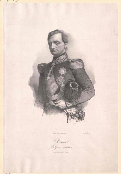 King Johann of Saxony by Artist Unknown