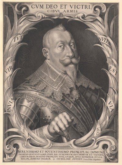 King of Sweden Gustavus Adolphus of Sweden by Artist Unknown