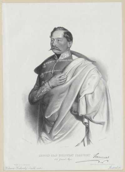 Leopold Count Kolovrat Krakowski by Artist Unknown