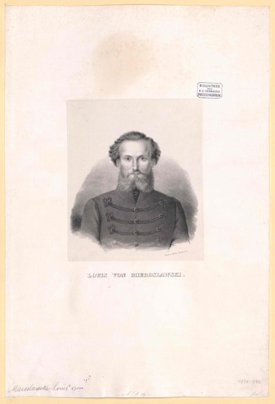 Louis de Mieroslawski by Artist Unknown