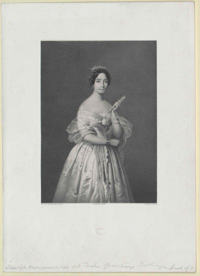 Maria Princess Ysenburg and Buedingen by Artist Unknown
