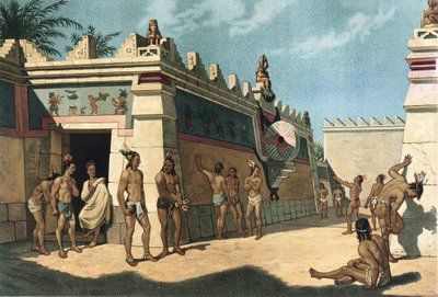 Maya Civilization, Mesoamerican Ballgame by Artist Unknown
