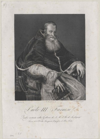 Pope Paul III by Artist Unknown
