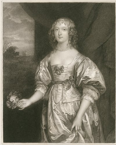 Portrait of Elizabeth Cecil by Artist Unknown