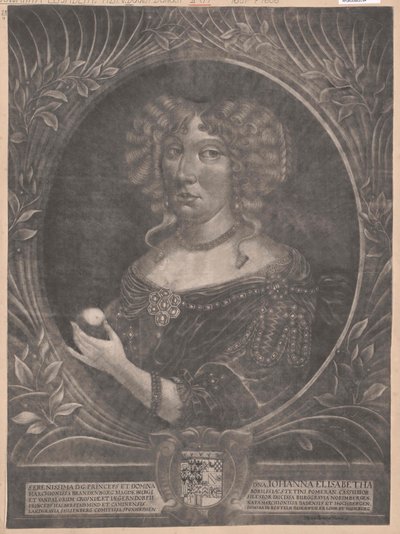 Princess of Baden-Durlach Johanna Elisabeth by Artist Unknown
