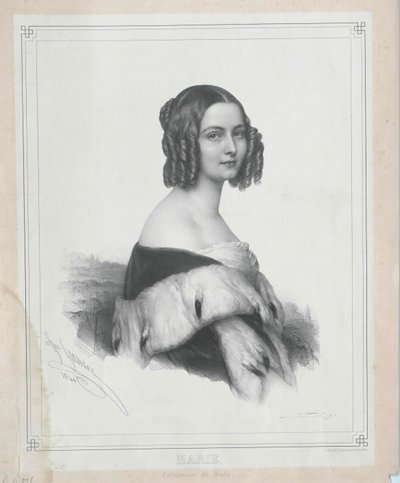 Princess of Baden Marie by Artist Unknown