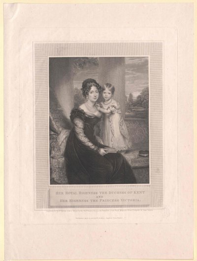 Princess Victoria of Saxe Coburg-Saalfeld by Artist Unknown