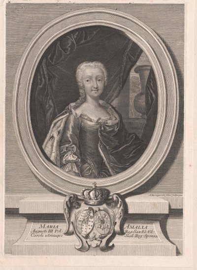 Princess Marie Amalie of Saxony by Artist Unknown