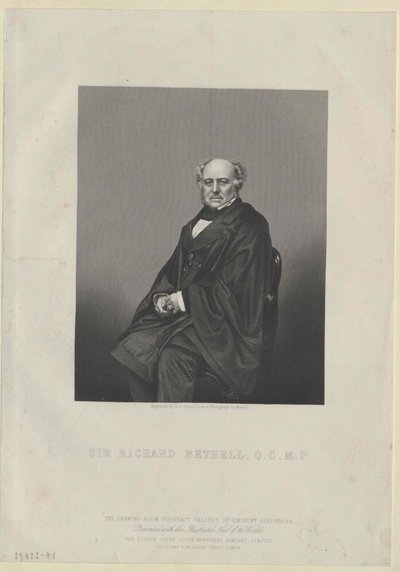 Richard Bethell by Artist Unknown