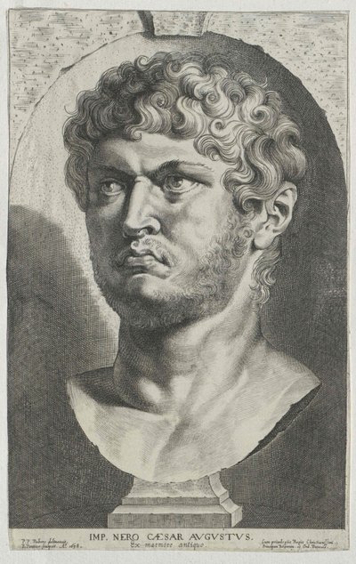 Roman Emperor Nero (print) by Artist Unknown