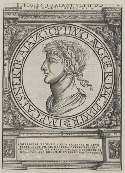 Roman Emperor Trajan by Artist Unknown