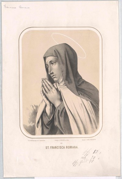 Saint Frances Romana by Artist Unknown