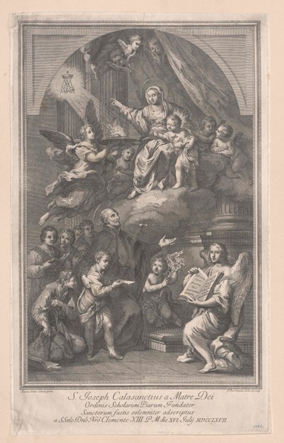 Saint Joseph Calasanz by Artist Unknown