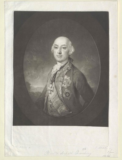 Viktor Amadeus Prince Anhalt-Bernburg-Schaumburg-Hoym by Artist Unknown