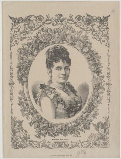 Wilhelmine Mitterwurzer by Artist Unknown