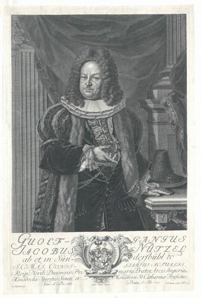 Wolfgang Jacob Nuetzel von Suendersbuehl by Artist Unknown