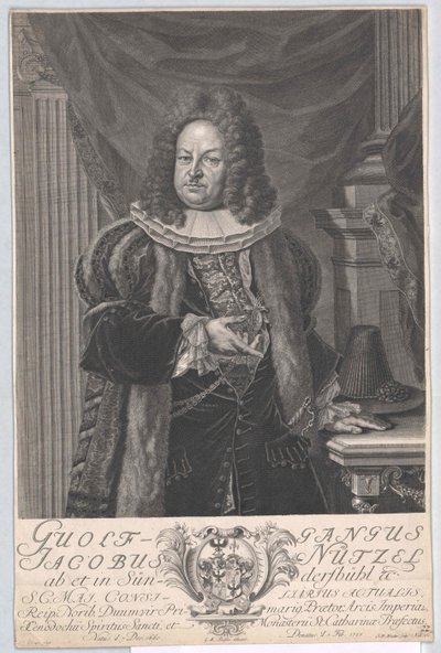Wolfgang Jacob Nuetzel von Suendersbuehl by Artist Unknown