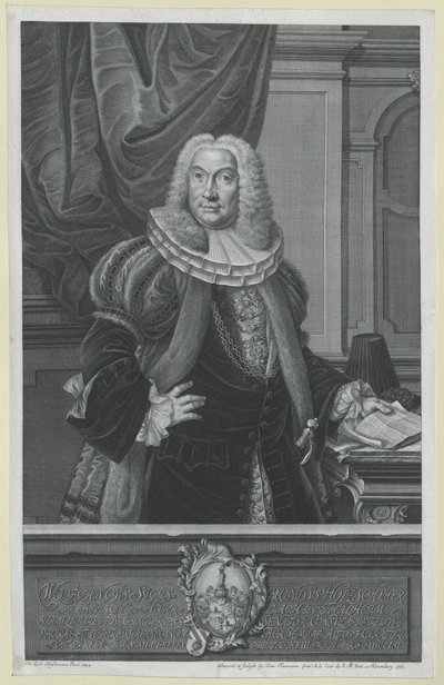 Wolfgang Sigismund Holzschuher by Artist Unknown