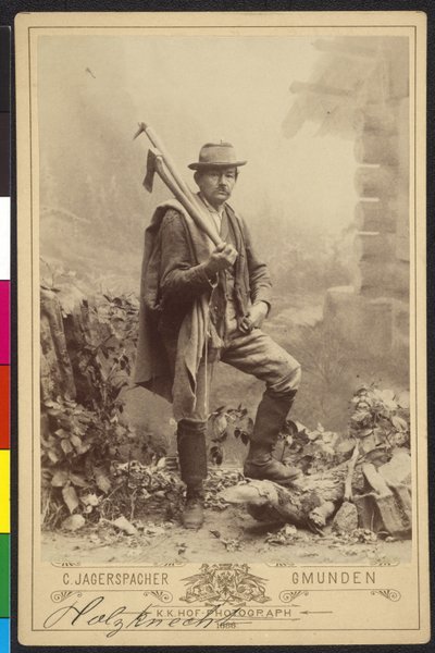 Woodcutter - Upper Austria by Artist Unknown