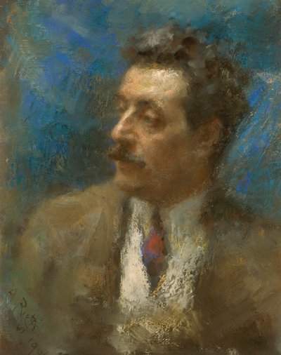 Portrait of Giacomo Puccini by Arturo Rietti