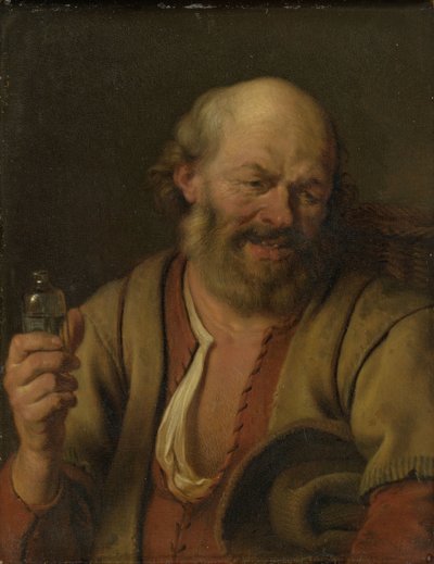 A Man with a Gin Bottle by Ary de Vois