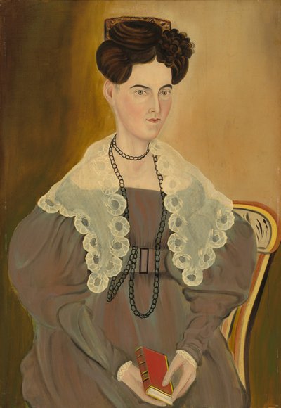 Hannah Fisher Stedman, 1833 by Asahel Powers