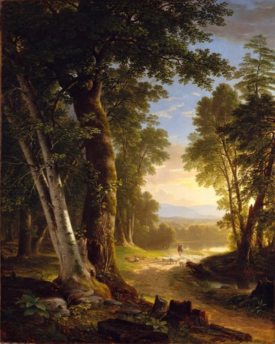 The Beeches, 1845 by Asher Brown Durand