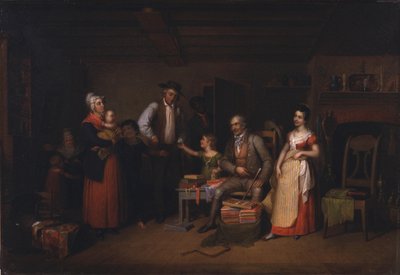 The Pedlar Displaying His Wares by Asher Brown Durand