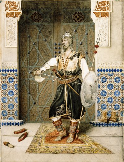 The Harem Guard by Attilio Simonetti