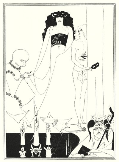 Enter Herodias by Aubrey (after) Beardsley