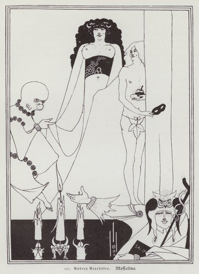 Messalina by Aubrey (after) Beardsley