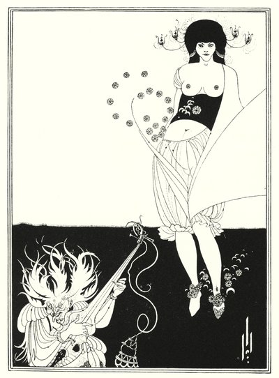 The Stomach Dance by Aubrey (after) Beardsley